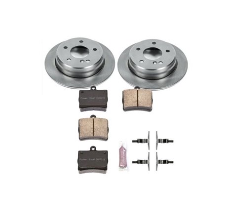 Power Stop 1996 Mercedes-Benz C220 Rear Autospecialty Brake Kit