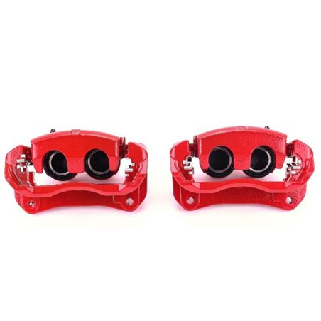 Power Stop 10-18 Lexus RX350 Front Red Calipers w/Brackets - Pair