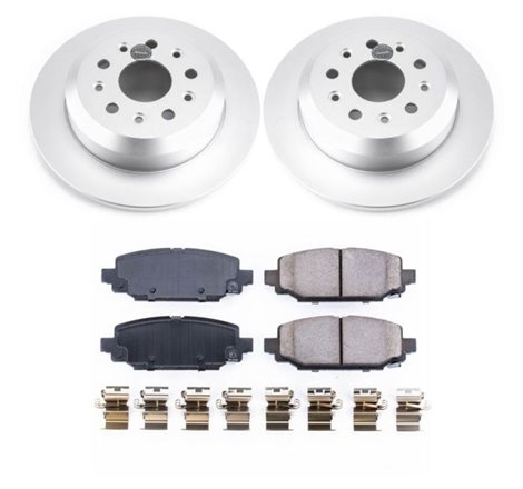 Power Stop 18-19 Jeep Wrangler Rear Z17 Evolution Geomet Coated Brake Kit