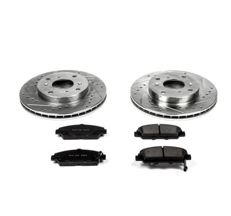 Power Stop 92-96 Honda Prelude Front Z23 Evolution Sport Brake Kit