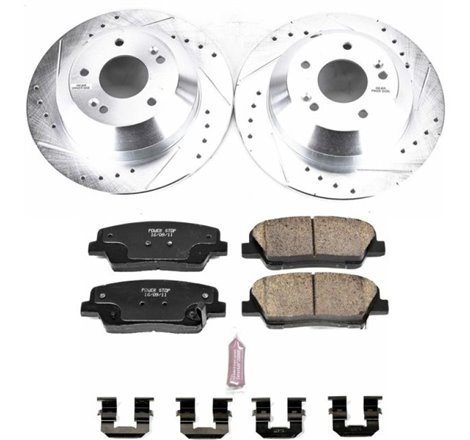 Power Stop 15-19 Kia Sorento Rear Z23 Evolution Sport Brake Kit