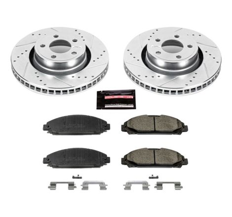 Power Stop 15-19 Ford Mustang Front Z23 Evolution Sport Brake Kit