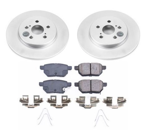 Power Stop 11-17 Lexus CT200h Rear Z17 Evolution Geomet Coated Brake Kit