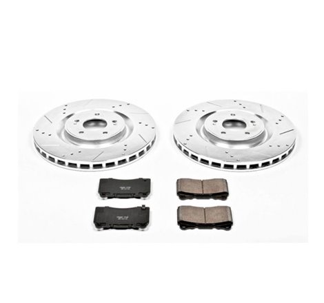 Power Stop 08-15 Mitsubishi Lancer Front Z23 Evolution Sport Brake Kit