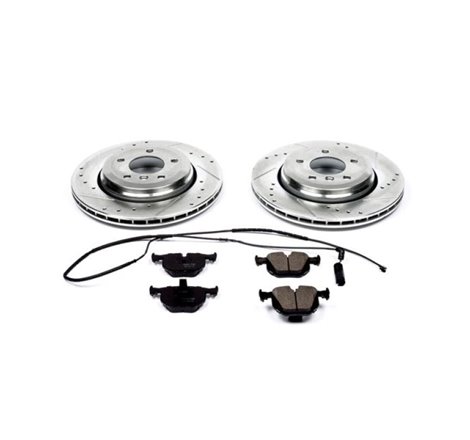 Power Stop 01-06 BMW 330Ci Rear Z23 Evolution Sport Brake Kit