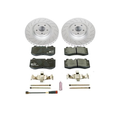 Power Stop 09-14 Mercedes-Benz CL550 Front Euro-Stop Brake Kit