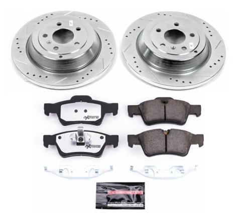 Power Stop 10-11 Mercedes-Benz ML450 Rear Z26 Street Warrior Brake Kit