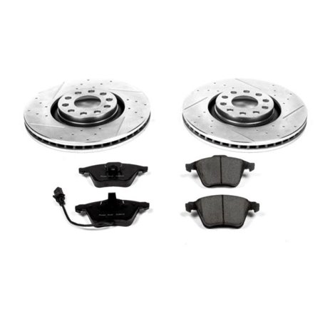 Power Stop 05-09 Audi A4 Front Z23 Evolution Sport Brake Kit