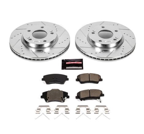 Power Stop 17-19 Hyundai Elantra Front Z23 Evolution Sport Brake Kit