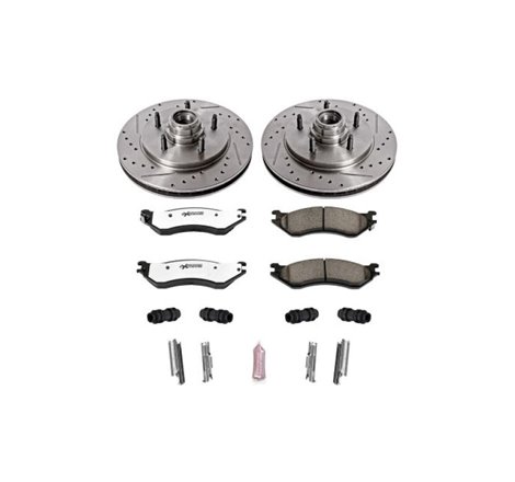 Power Stop 97-00 Ford Expedition Front Z36 Truck & Tow Brake Kit