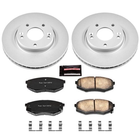 Power Stop 10-12 Hyundai Tucson Front Z17 Evolution Geomet Coated Brake Kit