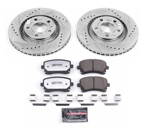 Power Stop 04-09 Audi S4 Rear Z26 Street Warrior Brake Kit