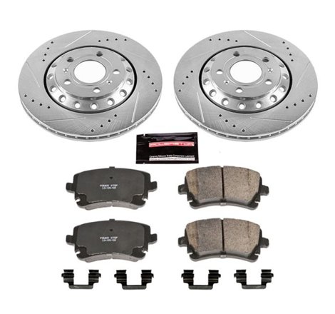 Power Stop 03-10 Audi A8 Quattro Rear Z23 Evolution Sport Brake Kit