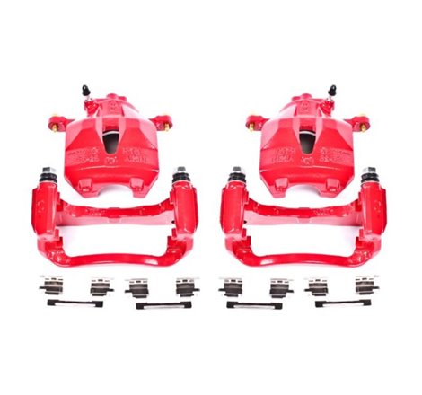 Power Stop 05-07 Toyota Avalon Front Red Calipers w/Brackets - Pair