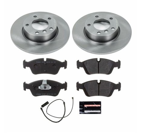 Power Stop 95-99 BMW 318ti Front Track Day SPEC Brake Kit