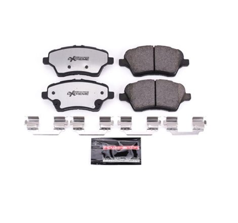 Power Stop 14-19 Ford Fiesta Front Z26 Extreme Street Brake Pads w/Hardware