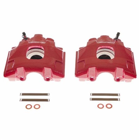 Power Stop 98-03 Mercedes-Benz ML320 Front Red Calipers w/o Brackets - Pair