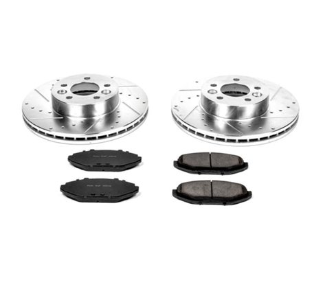 Power Stop 98-02 Ford Crown Victoria Front Z23 Evolution Sport Brake Kit