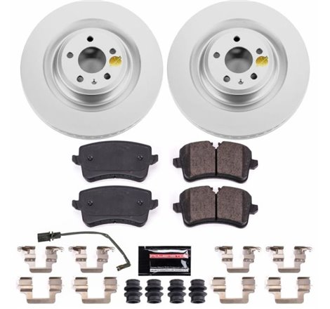 Power Stop 16-18 Audi A7 Quattro Rear Z23 Evolution Sport Coated Brake Kit