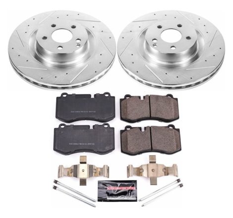 Power Stop 09-14 Mercedes-Benz CL550 Front Z23 Evolution Sport Brake Kit