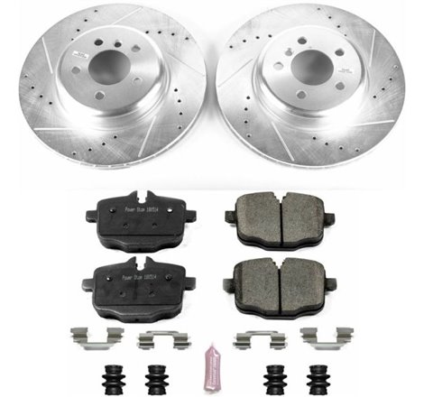 Power Stop 11-16 BMW 550i Rear Z23 Evolution Sport Brake Kit