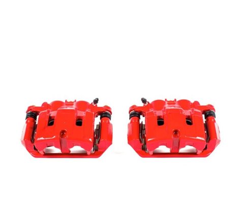 Power Stop 09-14 Acura TL Front Red Calipers w/Brackets - Pair