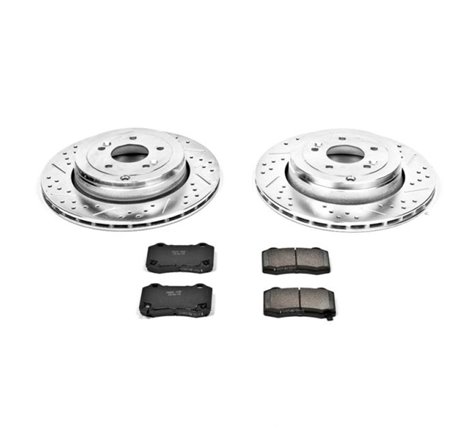 Power Stop 10-16 Hyundai Genesis Coupe Rear Z23 Evolution Sport Brake Kit