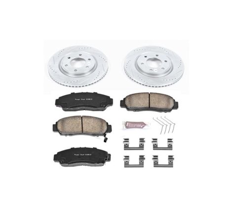 Power Stop 11-13 Infiniti QX56 Front Z23 Evolution Sport Brake Kit