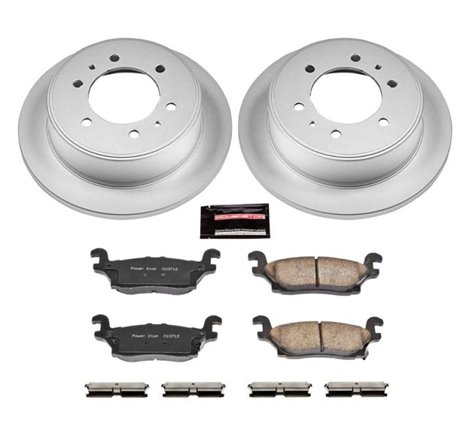 Power Stop 06-10 Hummer H3 Rear Z17 Evolution Geomet Coated Brake Kit