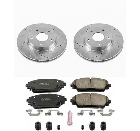 Power Stop 14-16 Mazda 3 Front Z23 Evolution Sport Brake Kit