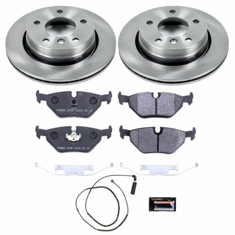 Power Stop 2000 BMW 323Ci Rear Track Day SPEC Brake Kit