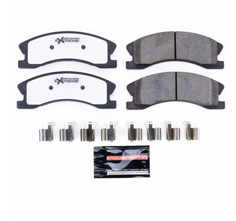 Power Stop 99-04 Jeep Grand Cherokee Front Z26 Extreme Street Brake Pads w/Hardware