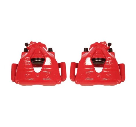 Power Stop 99-10 Volkswagen Beetle Front Red Calipers w/Brackets - Pair