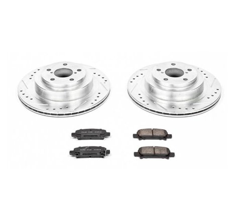 Power Stop 05-09 Subaru Legacy Rear Z23 Evolution Sport Brake Kit