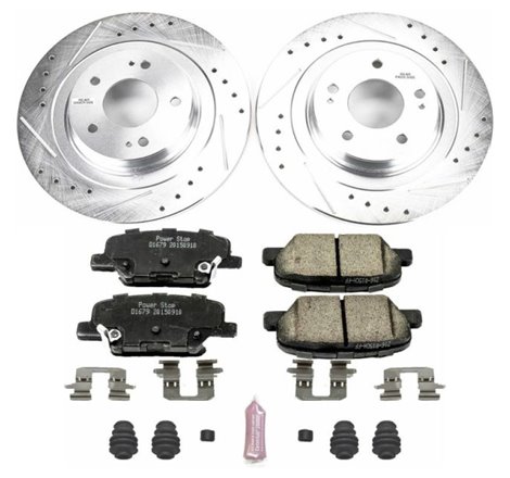 Power Stop 14-18 Mitsubishi Outlander Rear Z23 Evolution Sport Brake Kit