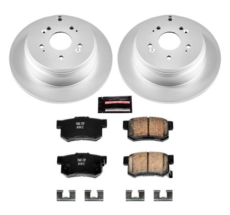 Power Stop 07-09 Acura RDX Rear Z17 Evolution Geomet Coated Brake Kit