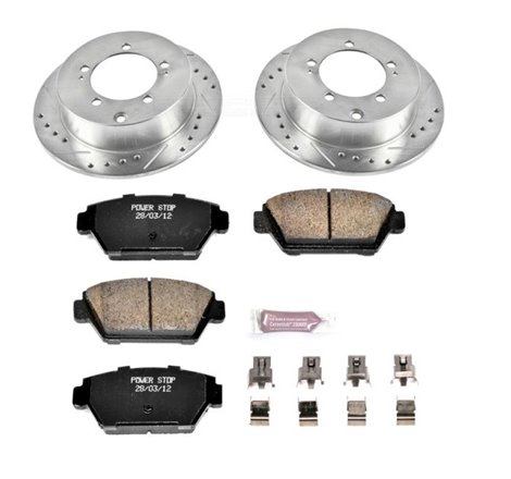 Power Stop 90-94 Eagle Talon Rear Z23 Evolution Sport Brake Kit