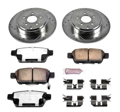 Power Stop 06-14 Honda Ridgeline Rear Z36 Truck & Tow Brake Kit