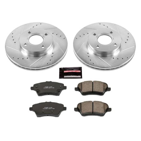 Power Stop 14-19 Ford Fiesta Front Z23 Evolution Sport Brake Kit