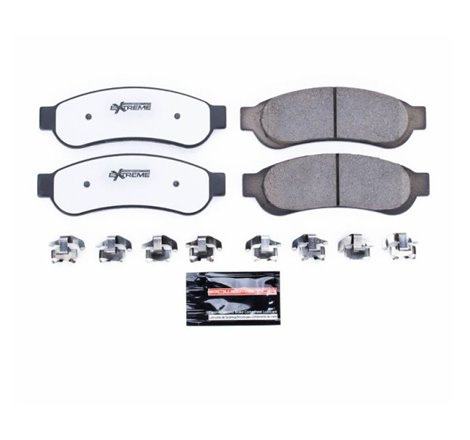 Power Stop 10-12 Ford F-250 Super Duty Rear Z36 Truck & Tow Brake Pads w/Hardware