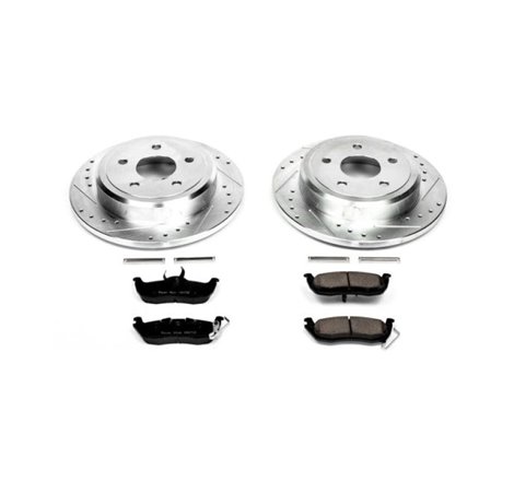 Power Stop 06-10 Jeep Commander Rear Z23 Evolution Sport Brake Kit