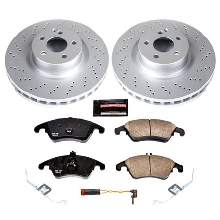 Power Stop 12-15 Mercedes-Benz C250 Front Z23 Evolution Sport Coated Brake Kit