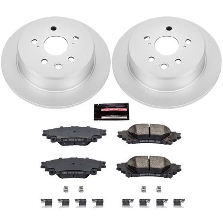 Power Stop 14-15 Lexus IS250 Rear Z17 Evolution Geomet Coated Brake Kit