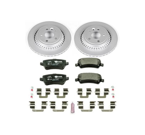 Power Stop 10-17 Volvo XC60 Rear Euro-Stop Brake Kit