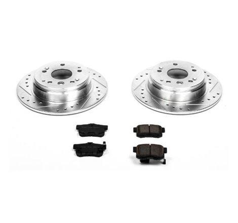 Power Stop 04-08 Acura TL Rear Z23 Evolution Sport Brake Kit