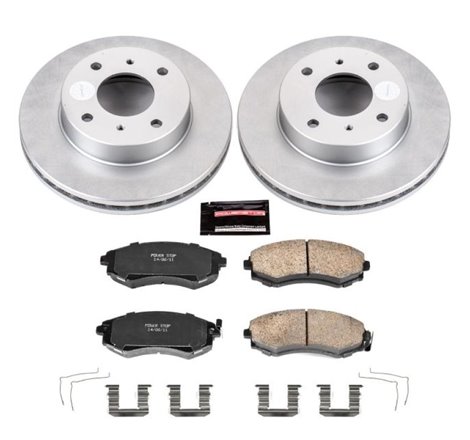 Power Stop 91-96 Infiniti G20 Front Z17 Evolution Geomet Coated Brake Kit