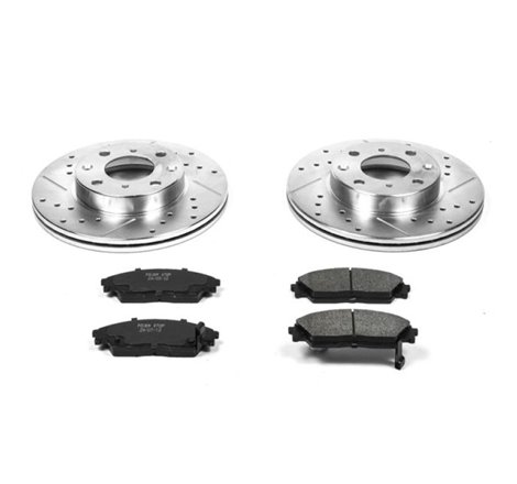 Power Stop 90-91 Honda Civic Front Z23 Evolution Sport Brake Kit