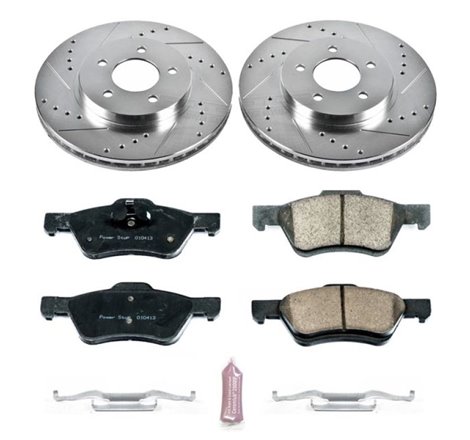 Power Stop 10-12 Ford Escape Front Z23 Evolution Sport Brake Kit