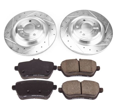 Power Stop 15-16 Mercedes-Benz SL400 Rear Z23 Evolution Sport Brake Kit