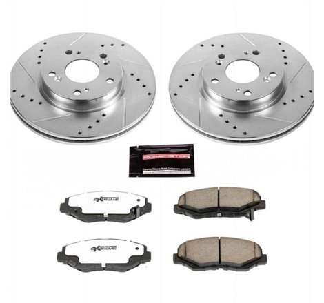 Power Stop 2013 Acura ILX Front Z26 Street Warrior Brake Kit